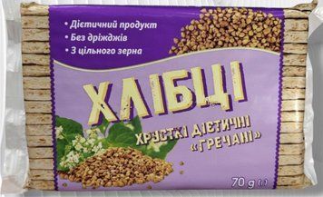 Хлібці гречані 70г 729 фото
