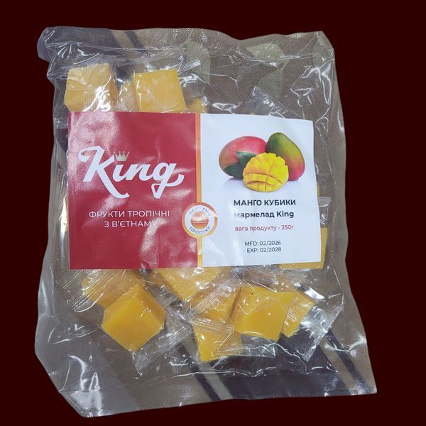 Мармелад манго кубики King 696 фото